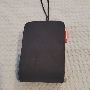Manfrotto Zip Point & Shoot Camera Lens Case Bag Heavy Duty Black/Strap (#19)